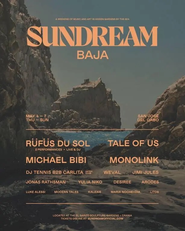 Sundream Baja: Rufus Du Sol & Tale Of Us - 4 Day Pass at Rufus Du Sol Concert